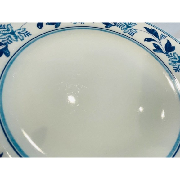 Johnson Brothers Farmhouse Kitchen Blue Fern Dinner Plates- Set of 4 - Picture 5 of 7